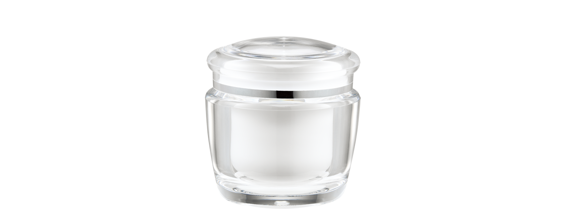 Acrylic Round Cream Jar 50ml - ED-50 Treasure Collection